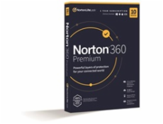 NORTON 360 PREMIUM 75GB +VPN 1 uživatel pro 10 zařízení na 1 rok BOX