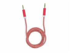 Tellur Basic audio cable aux 3.5mm jack 1m red