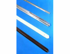 Roh ochranný s komaxitom biely 150x4 cm 3 otvory Roh ochranný s komaxitom biely 150x4 cm 3 otvory