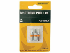 Bit Strend Pro S2 plochý 0,6x4,0 mm 3 ks