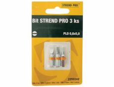 Bit Strend Pro S2 plochý 1,0x6,0 mm 3 ks