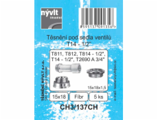 Tesnenie pod sedlá ventilov T14-1/2"-5 ks
