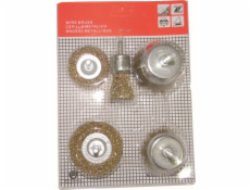 Kefa rotačná 5 ks 2,5/4/4,5/5/6,5 cm oceľ