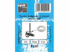 Tesnenie prevlečnej matice 3/8"-rohový ventil-5 ks Tesnenie prevlečnej matice 3/8"-rohový ventil-5 ks