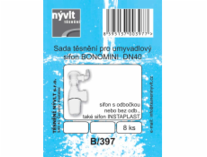 Tesnenie sifónu umývadla BONOMINI DN40-8 ks