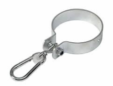 Objímka hojdačková 100 mm s karabínou