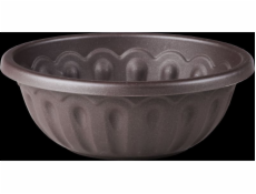 Kvetináč misa 22 cm hnedý Lea