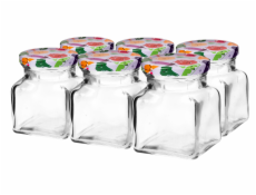 Sklenice zavařovací 120 ml 6 ks s víčkem