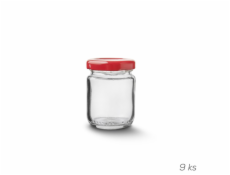 Poháre zaváracie 60 ml 9 ks s kovovým viečkom