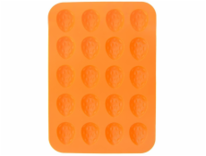 Forma na 20 ks ořechů silikon oranžová