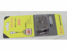 Háček Twenty mini hnědý M1-10 ks
