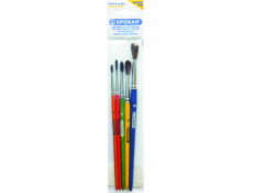 Štětec školní sada 5 ks typ 7102 vel. 2,4,6,8,10