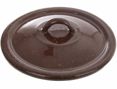 Pokrievka 16 cm Brown smalt
