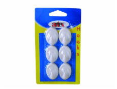 Háčiky sada 6 ks plast samolepiaci 2229