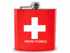 Likérka / ploskačka nerez 170 ml "PRVÁ POMOC"