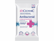 Cleanic CLEANIC_Antibakteriální osvěžující antibakteriální ubrousky 24ks.