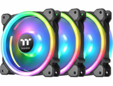 Thermaltake Riing Trio 14 LED RGB Plus ventilátor 3-pack + Hub (CL-F077-PL14SW-A)
