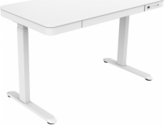 Tuckano Elektrický výškovo nastaviteľný stôl ET119W-C BI biela