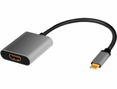 Adapter USB-C do HDMI/F ,4K/60Hz aluminiowy 0.15m 