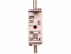 Pojistka pojistky Eti-Polam pojistka NH00C 25A GG/GG 500V WT-00C (004181207)