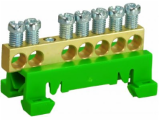 Připojovací svorka pro TS35, PE Protective, 7-Field, 7x16mm2 870S/7 Green (89811005)