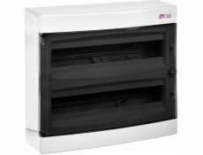 Modulární rozváděč Eti-Polam 2 x 18 namontovaný průhlednou IP40 ECT 2x18pt-S dido (001101085)