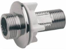 Jednoduché připojení KFA pro dvou otvorové stojaté baterie 1/2 x 3/4 Chrome (824-002-00)
