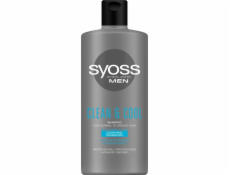 Syoss Syoss Men Clean & Cool Osviežujúci šampón - normálne a mastné vlasy 440ml