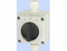 Elektromet Vačkový spínač L-0-P 3P 12A IP65 Arc E12-43 v puzdre (921243)