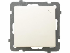 Ospel schodiskový spínač AS 10AX 250V ecru (LP-3G/m/27)