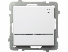 Ospel Bell Button Sonata 10AX IP20 biela (LP-6R/m/00)