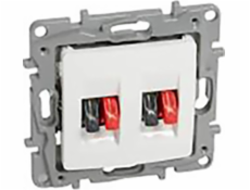 Legrand Double White Niloe Speaker Socket (764581)