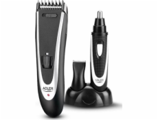 Adler | AD 2822 Hair clipper + trimmer 18 hair clipping length Thinning out function Stainless steel blades Black | Hair clipper + trimmer | Black