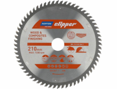 Norton Clipper NORTON KRUHOVÁ PÍLA 210 mm x 30 mm x 64z DREVO A KOMPOZITY ATB (2,8 / 1,8) N70184608098