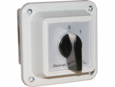 Spamel Cam switch 0-1 3P 16A v púzdre - LK16R-2.8211OB1