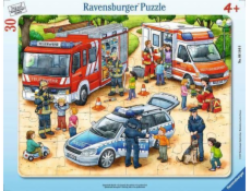 Rámová puzzle Ravensburger 30el. Vzrušující díla 061440 Ravensburger