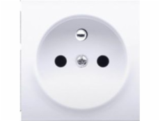 Kontakt-Simon Kryt pre jednu zásuvku so žalúziami, biely (DGZ1ZP/11)