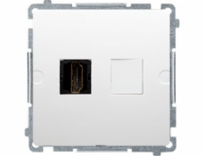 Kontakt-Simon Basic HDMI zásuvka biela (BMGHDMI.01/11)