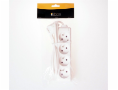 Libox 4 zásuvky, biela, 1,5m (LB0082-1,5)