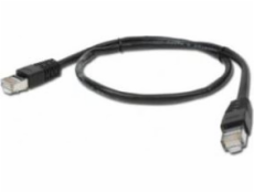 Gembird Patchcord RJ45, Flooded Cover, kat. 5e, FTP, 0,5 m, černá (PP22-0,5M/BK)