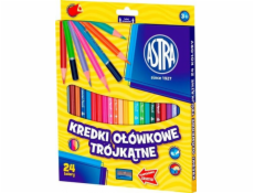 Astra Triangular Tužky tužky 24 barev (058993)