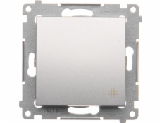 Kontaktní - Simon Silver Mat Cross Connector - DW7.01/43