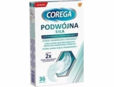 Corega tablety pro čištění zubních protéz Double Force 36 Tablet