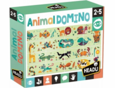 Russell hraje hlavu domino zvířata