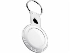 KeyBudz KeyBudz Airtag Keyring - Kožený ochranný pouzdro pro Airtag 2- Pack (bílá)