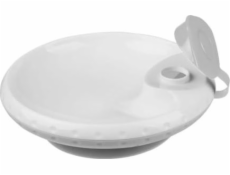 Babyono Bowl s přísavným šálkem udržuje teplotu bílé dítě ono