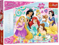 Trefl Puzzle 200el radostný svět princezny. Disney Princess 13268 TREFL P12