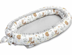 Sensillo VELVET COCOON 80x45 LESNÉ DOBRODRUŽSTVO BIELA /8816