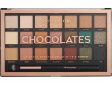 Hojnost hojných čokoládových očních stínů paleta palety palety 21 očních stínů s štětcem