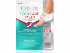 Eveline Eveline Foot Care Med+ Profesionální exfoliační listová maska ??S.O.S pro paty 1 pár
